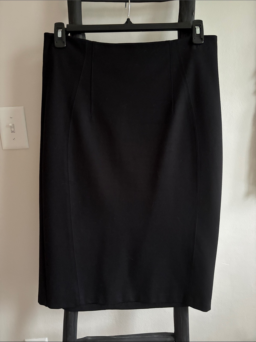 WHBM Classic Black Pencil Skirt. Size 14
